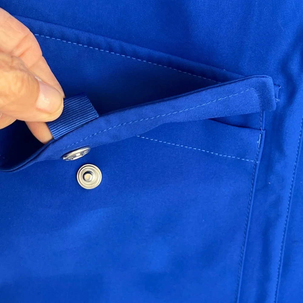 Outdoor Voices Marine Blue Rain Jacket NWOT - Picture 4 of 9